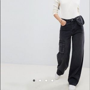 ASOS UTILITY SKATER JEANS W/ Fanny pack